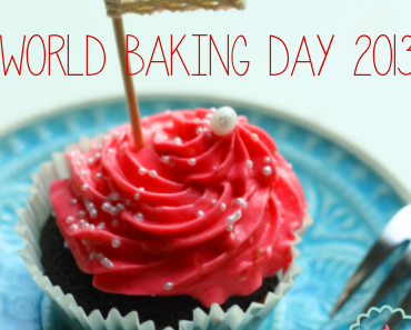 World Baking Day 2013 • Schoko Mandel Cupcakes mit Schoko-Kern