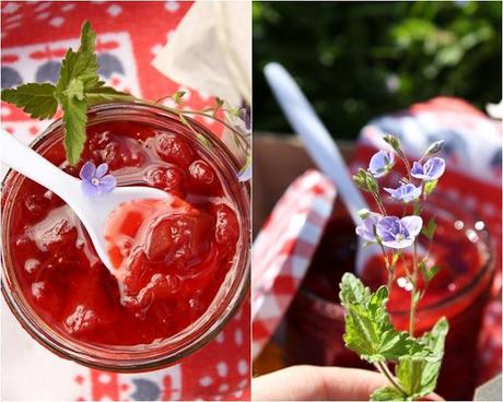 Süßer Sommer-Sonnen-Aufstrich: Erdbeer-Rhabarber-Vanille-Marmelade