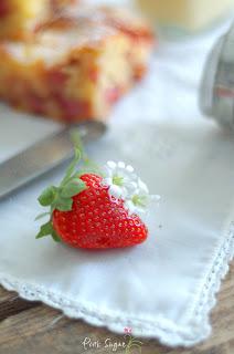 Erdbeer Kuhflecken Kuchen