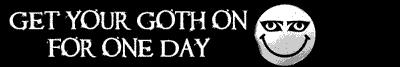 Kuriose Feiertage - 22. Mai - World Goth Day Banner