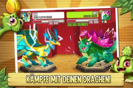 Dragon City Mobile – Züchte deine eigenen Drachen in der kostenlosen App und lass sie dann kämpfen