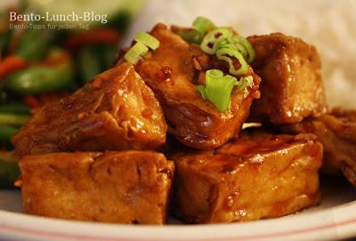 Rezept: Orange Glazed Tofu / Tofu mit Orangen-Ingwer-Glasur