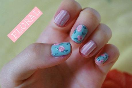 Nails of the day: Floral