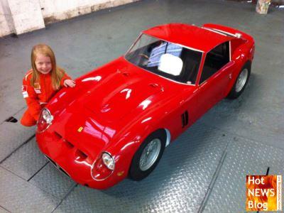7jährige fährt ihren eigenen Ferrari