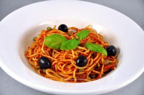 Skinny Spaghetti alla Puttanesca