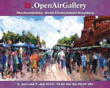 Berlinspiriert Kunst: Aufruf zur 11. Open Air Gallery