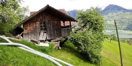 Gefahr - der Hang rutscht