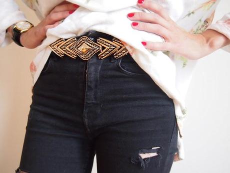 DIY ripped Jeans