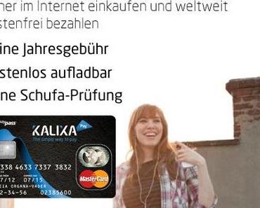 Kalixa Pay – Ihre Prepaid Kreditkarte ohne monatliche Gebühr