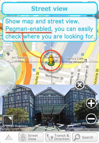 MyMap+ bietet mehr als jede andere Karten-App und integriert auch Street View