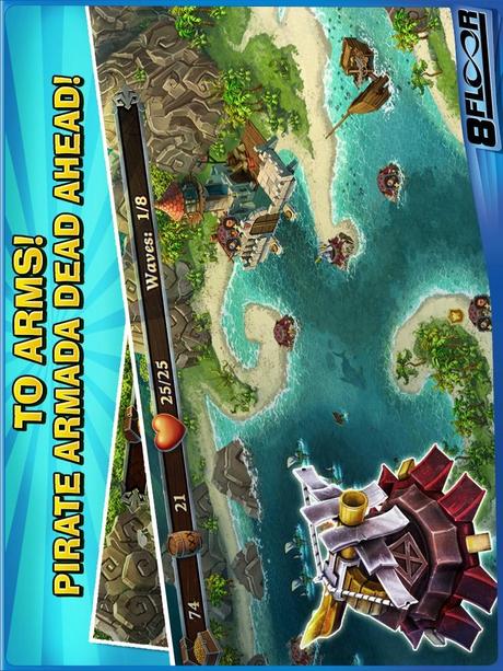 Fort Defenders 7 seas – Versenke die Schiffe der Piraten im kostenlosen Tower-Defense Spiel