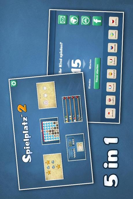 Spielplatz 2 – Smart Kids Edition. 6 Logik-Spiele für Kinder zwischen 4-7 Jahren in einer App