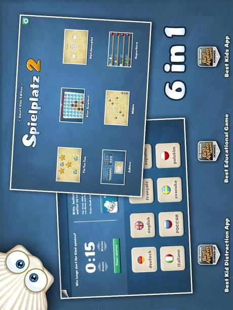 Spielplatz 2 – Smart Kids Edition. 6 Logik-Spiele für Kinder zwischen 4-7 Jahren in einer App