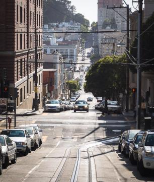 San Francisco Nette Menschen und ein Fast-Raub