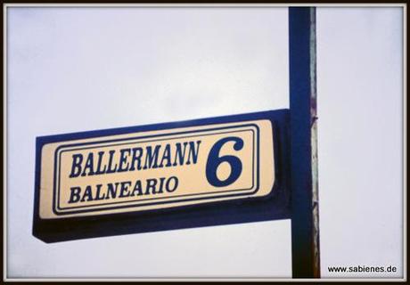 Schild vom Balneario 6 auf Mallorca