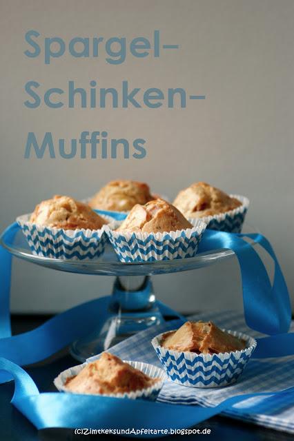 Manchmal muss es etwas Herzhaftes sein: Spargel-Schinken-Muffins