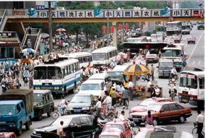 Das chinesiche Verkehrschaos