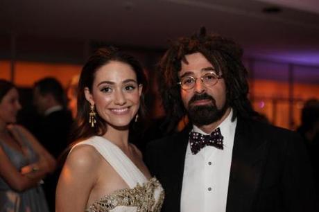 NEW YORK - OCTOBER 07:  Actress Emmy Rossum and musician Adam Duritz attend the American Ballet Theatre 2009 Fall Gala dinner at Avery Fisher Hall, Lincoln Center on October 7, 2009 in New York City.  (Photo by Neilson Barnard/Getty Images)