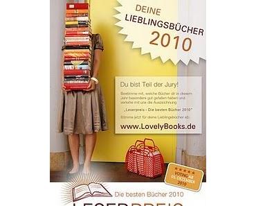 Der Lovelybooks Leserpreis 2010