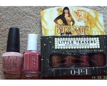 Lackbestellung endlich da: essie und OPI