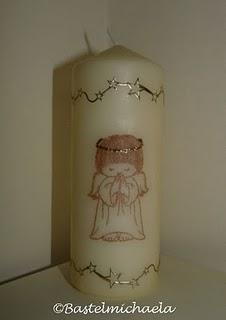 Stempel trifft Kerze