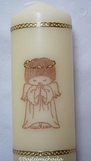 Stempel trifft Kerze