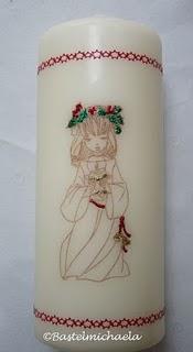 Stempel trifft Kerze