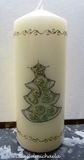 Stempel trifft Kerze