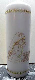 Stempel trifft Kerze