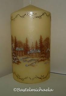 Stempel trifft Kerze