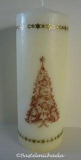 Stempel trifft Kerze