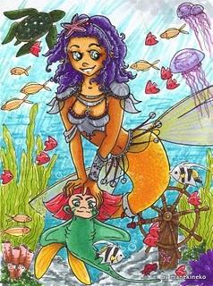 .:° Drawing - Mermaid °:.