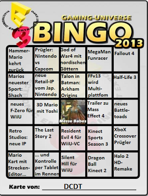E3-Bingo 2013