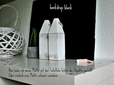 Homemade Fotoshooting - { backdrop and detail }
