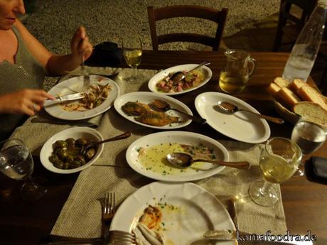 Sizilien 2, Fisch, noch mehr Fisch, Gemüse und der Ätna