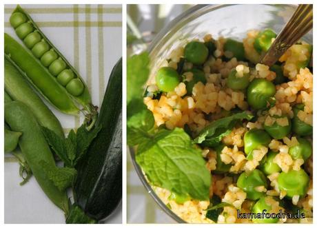 Grüner Couscous Salat