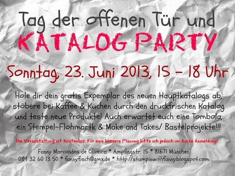 Katalogparty & Tag der offenen Tür am 23. Juni 2013