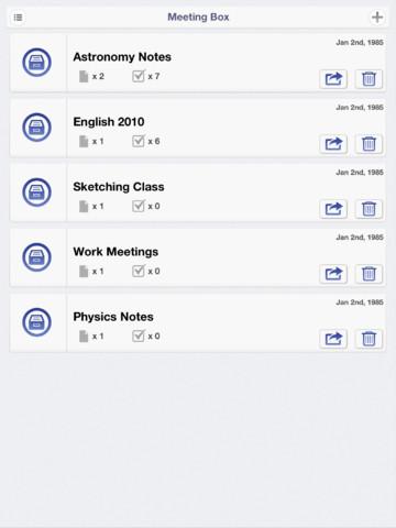 Meeting Box – Notizen, Aufgaben und Skizzen in einer wirklich genialen App