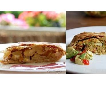 veganer Apfel- oder Gemüsestrudel