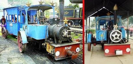 Indien: einbeinige Eisenbahn