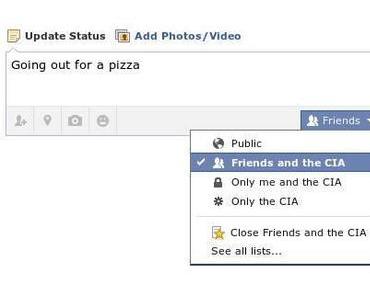 Neue Facebook Privatsphären Einstellung  – CIA Share