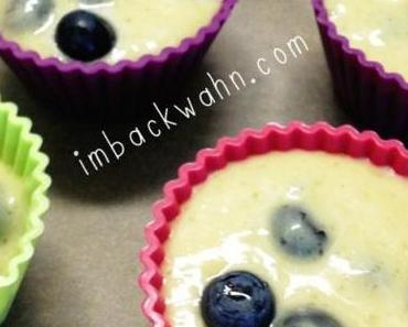 Schnelle Blaubeermuffins