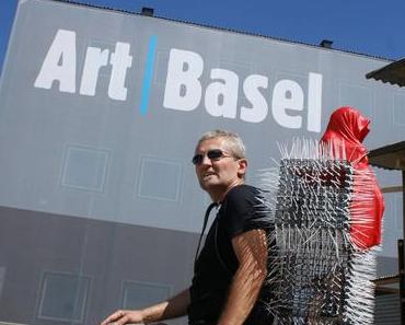 Basel public art show contemporary art sculpture Christoph Luckeneder and Manfred Kielnhofer Scope show Basel Galerie Kunst und Handel Graz Wien