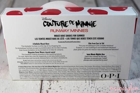 O.P.I. 'Couture de Minnie' [Swatches]