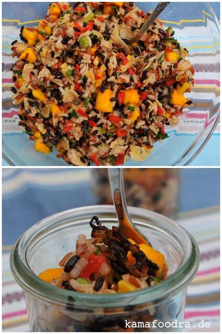 The heat is on: Reissalat mit Mango und Kokos