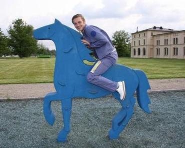 Blue Horse Riding