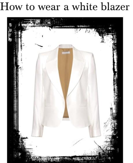 How to wear a white blazer
