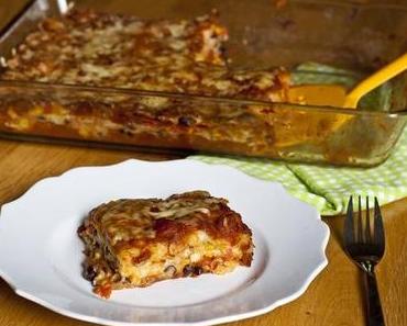 Vegetarischer Enchilada Auflauf