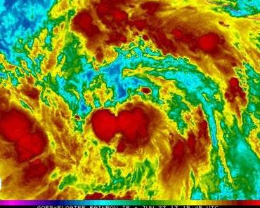 Tropischer Sturm COSME bei Mexiko bedroht kein Festland