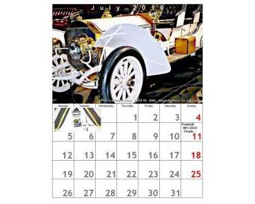 Kalender für den Fahrzeug-Verein